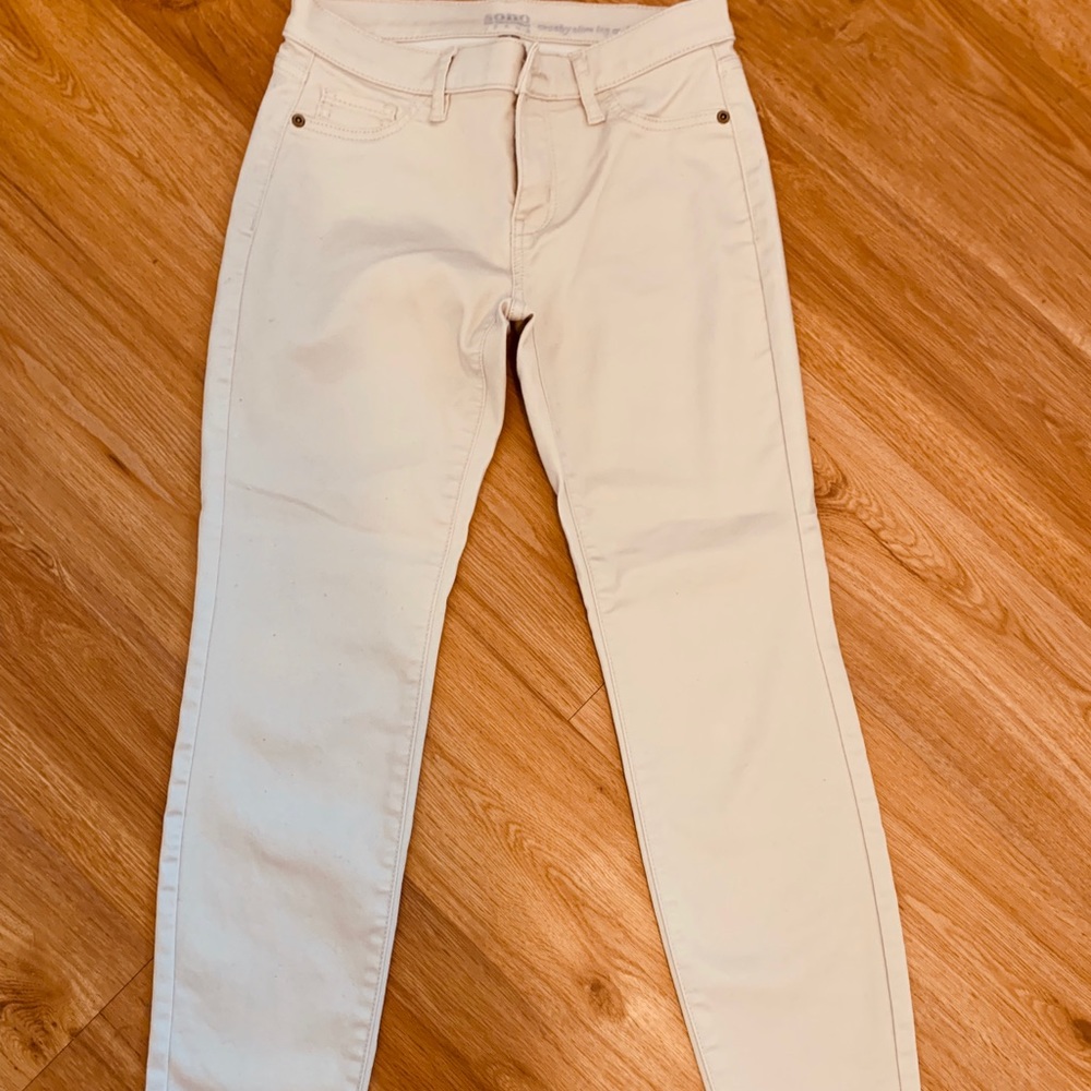 Khaki Ankle Pants
